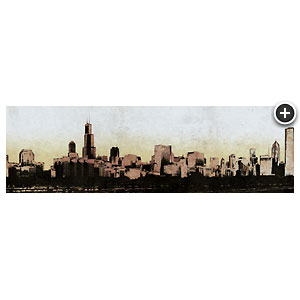 Chicago Skyline (Rust) by Puchalski
