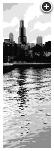 Willis Tower (Black/White) by Puchalski